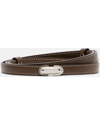SAVETTE - Guertel Symmetry Aus Leder - Lyst