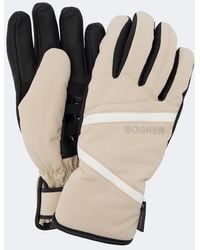 Bogner - Hilla Leather-Trimmed Ski Gloves - Lyst