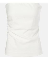 SIR. - Dorian Linen-Blend Tube Top - Lyst