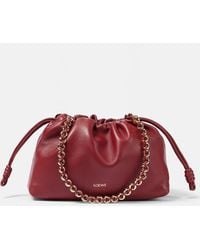 Loewe - Clutch Flamenco Medium Aus Leder - Lyst