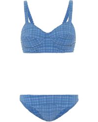 Lisa Marie Fernandez Bikini Goldwyn - Blau