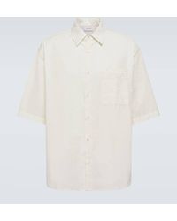 Lemaire - Oversize-Hemd Aus Einem Baumwollgemisch - Lyst