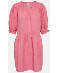 Velvet - Kailani Linen Minidress - Lyst