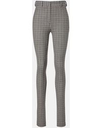Acne Studios - Pantalones Skinny En Mezcla De Lana A Cuadros - Lyst