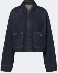 Prada - Denim Jacket - Lyst