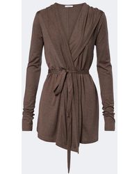 Max Mara - Jersey Wrap Cardigan - Lyst