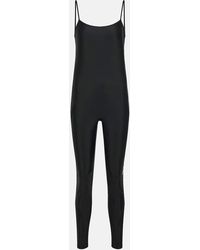 Balenciaga - Jumpsuit in tessuto tecnico con logo - Lyst