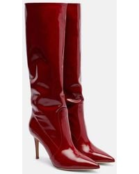 Gianvito Rossi - Hansen 85 Patent Leather Knee-High Boots - Lyst