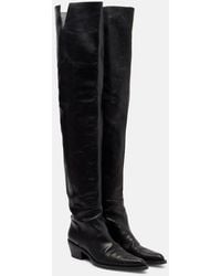 KHAITE - Clive 35 Leather Over-The-Knee Boots - Lyst
