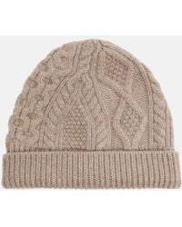 Loro Piana - Cable-Knit Cashmere Beanie - Lyst