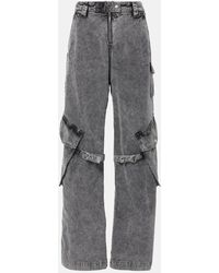Acne Studios - Pantalones Cargo De Lona De Algodon - Lyst