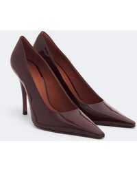 AMINA MUADDI - Felicia Patent Leather Pumps - Lyst