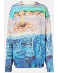 JW Anderson - Pull Imprime En Laine Melangee - Lyst