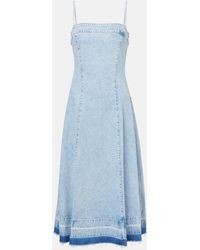 Jonathan Simkhai - Clarissa Denim Midi Dress - Lyst