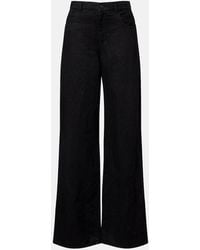 The Row - Eglitta Linen Wide-Leg Jeans - Lyst