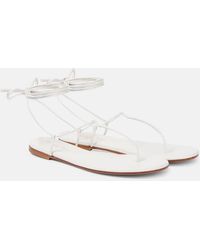 Gianvito Rossi - Sandalen Gwyneth Aus Leder - Lyst