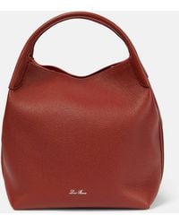 Loro Piana - Bale Medium Leather Tote Bag - Lyst