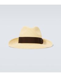 Borsalino - Amedeo Straw Panama Hat - Lyst