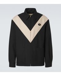 Valentino - Vlogo Gabardine Jacket - Lyst