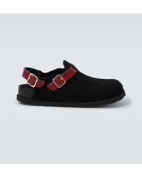 Birkenstock - Tokio Cazador Suede Clogs - Lyst