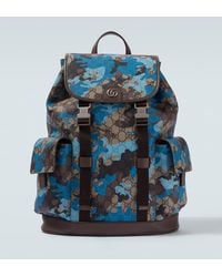 Gucci - Gg Canvas Large Camouflage Backpack - Lyst