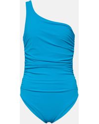 Karla Colletto - Basics One-shoulder Ruched Swimsuit - Lyst