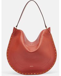 Isabel Marant - Oskan Soft Leather Shoulder Bag - Lyst