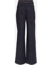 Tom Ford - High-rise Wide-leg Jeans - Lyst
