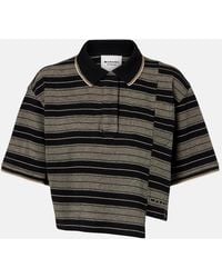 Isabel Marant - Isalyne Striped Cotton Polo Shirt - Lyst