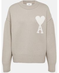 Ami Paris - Ami De Cour Virgin Wool Sweater - Lyst