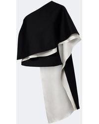 Rohe - One-Shoulder Caped Wool-Blend Top - Lyst