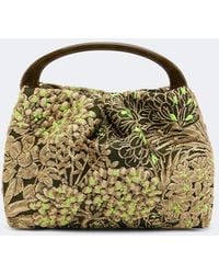Dries Van Noten - Small Floral Jacquard Top-Handle Bag - Lyst