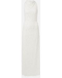 ROTATE BIRGER CHRISTENSEN - Bridal Sequined Halterneck Gown - Lyst