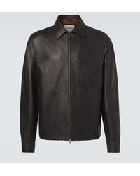Tod's - Leather Jacket - Lyst