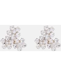 Jennifer Behr - Violet Crystal-embellished Earrings - Lyst