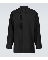 Givenchy Camicia a maniche lunghe in cotone - Nero