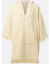 Zimmermann - Vestido Corto Coco De Felpa De Algodon - Lyst