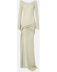 AYA MUSE - Astra Cotton-Blend Maxi Dress - Lyst