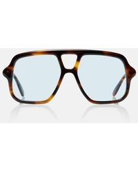 Loewe - Slim Aviator Sunglasses - Lyst