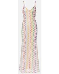 Missoni - Zigzag Open-Back Maxi Dress - Lyst