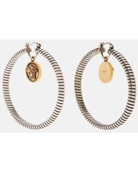 Versace - Ohrringe Aus Sterlingsilber - Lyst