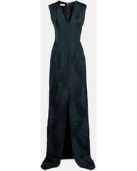 Dries Van Noten - Floral Jacquard Gown - Lyst