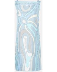 PUCCI - Minikleid Marmo Aus Seiden-Twill - Lyst