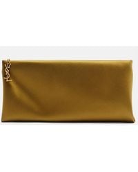 Saint Laurent - Evening Satin Clutch - Lyst