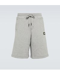 Dolce & Gabbana - Shorts deportivos en mezcla de algodon - Lyst