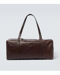 The Row - Gio Leather Duffel Bag - Lyst