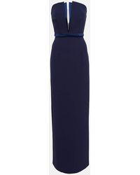 Safiyaa - Lua Azurite Strapless Gown - Lyst