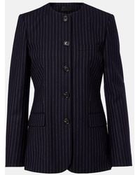 Nili Lotan - Gertrude Pinstripe Virgin Wool Jacket - Lyst