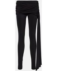 Magda Butrym - Low-Rise Jersey Leggings - Lyst