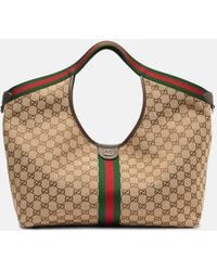 Gucci - Giglio Gg Canvas Large Tote Bag - Lyst